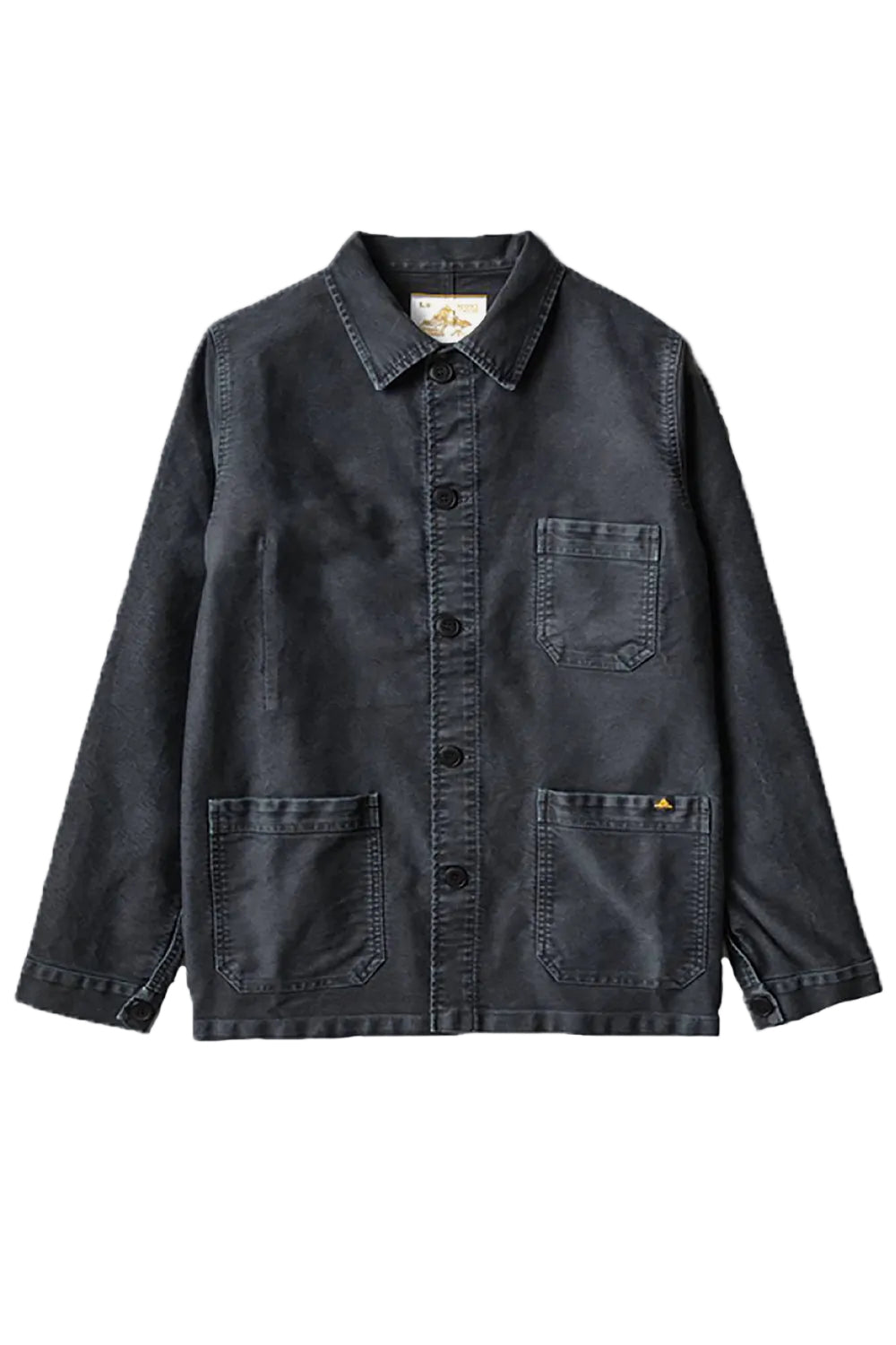 FRENCH WORK JACKET WASHED BLACK