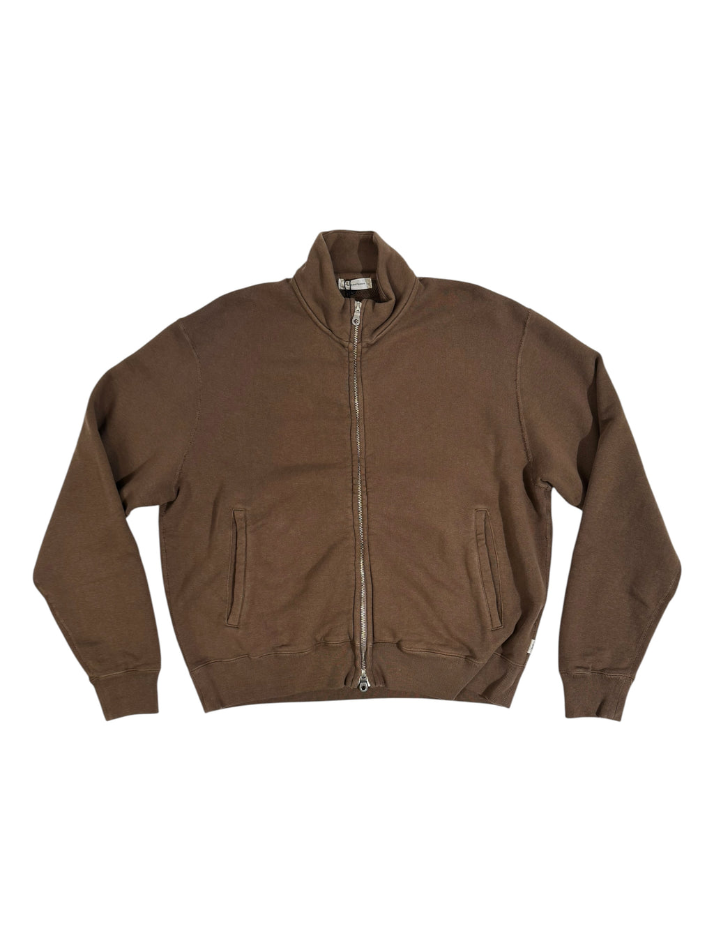 LOOP WHEEL TRACK JACKET / BRN
