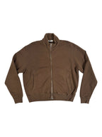 LOOP WHEEL TRACK JACKET / BRN