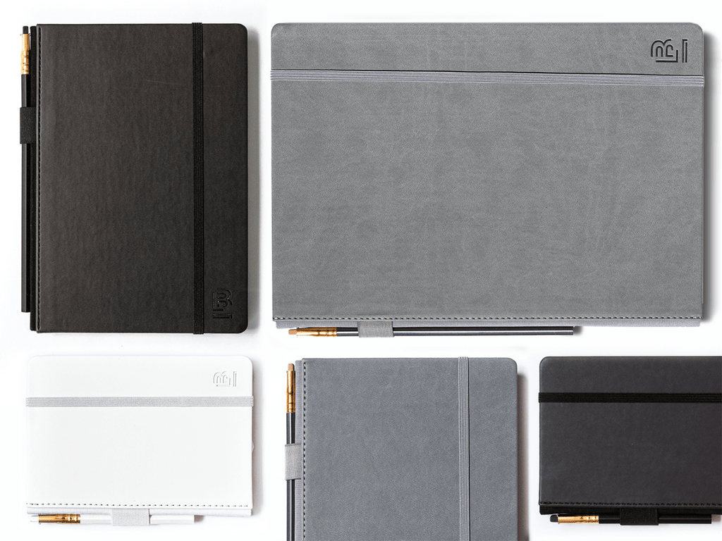 Blackwing Medium (A5) Slate Notebook - White: Blank