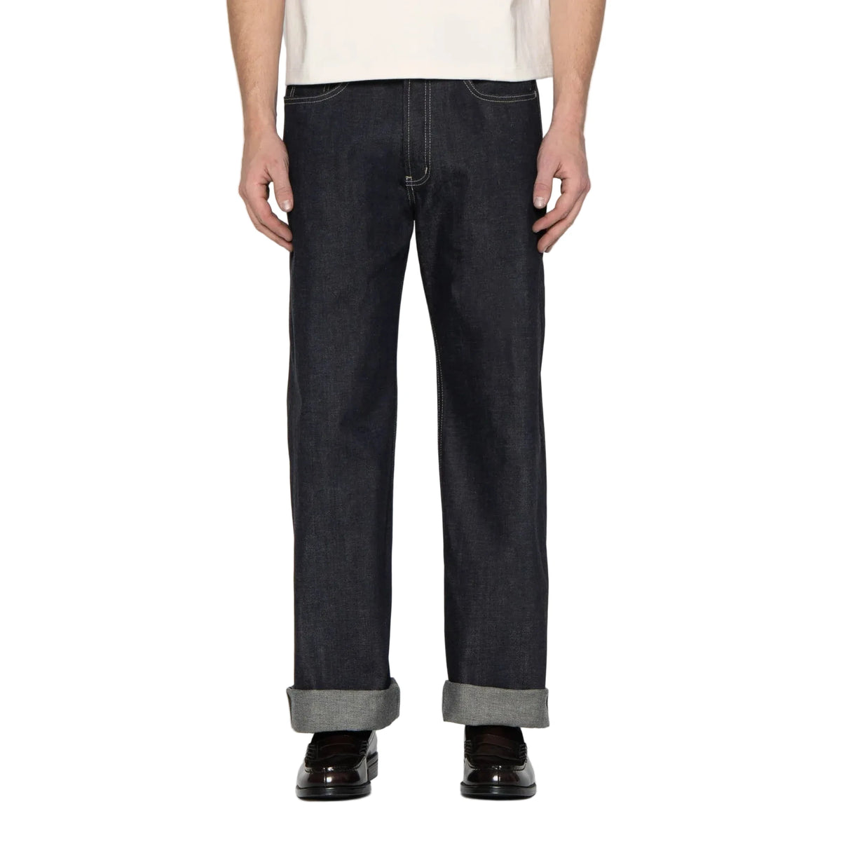 STRONG GUY / FOXFIBRE GREEN WEFT SELVEDGE