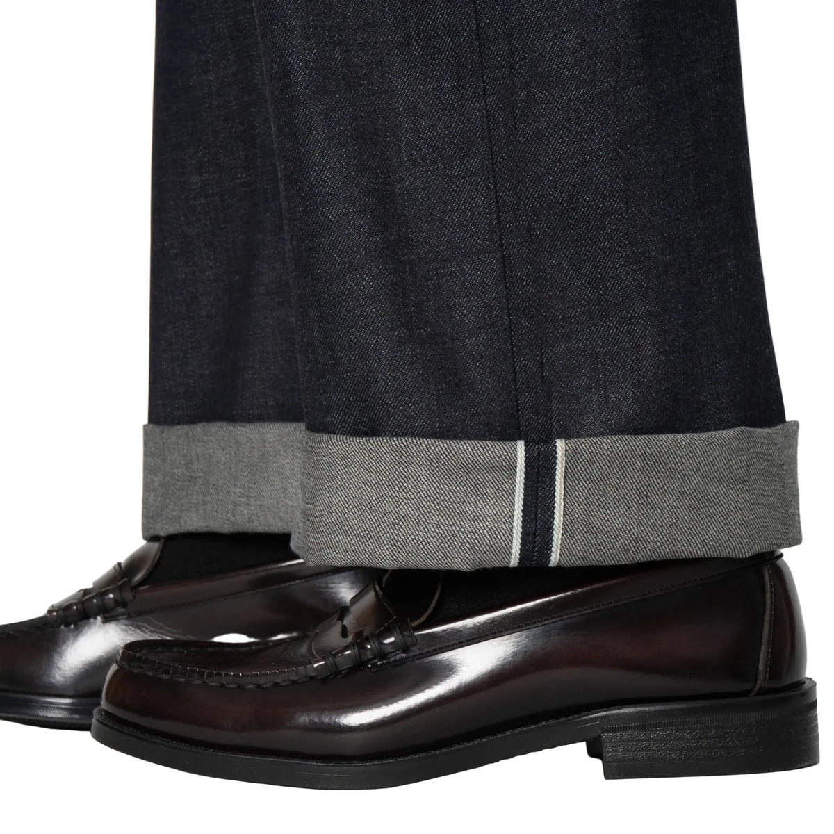 STRONG GUY / FOXFIBRE GREEN WEFT SELVEDGE