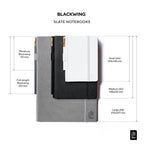 Blackwing Medium (A5) Slate Notebook - Grey: Blank