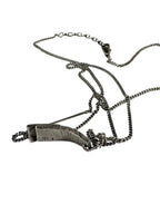 OVERLAP NECKLACE W/ RUBY