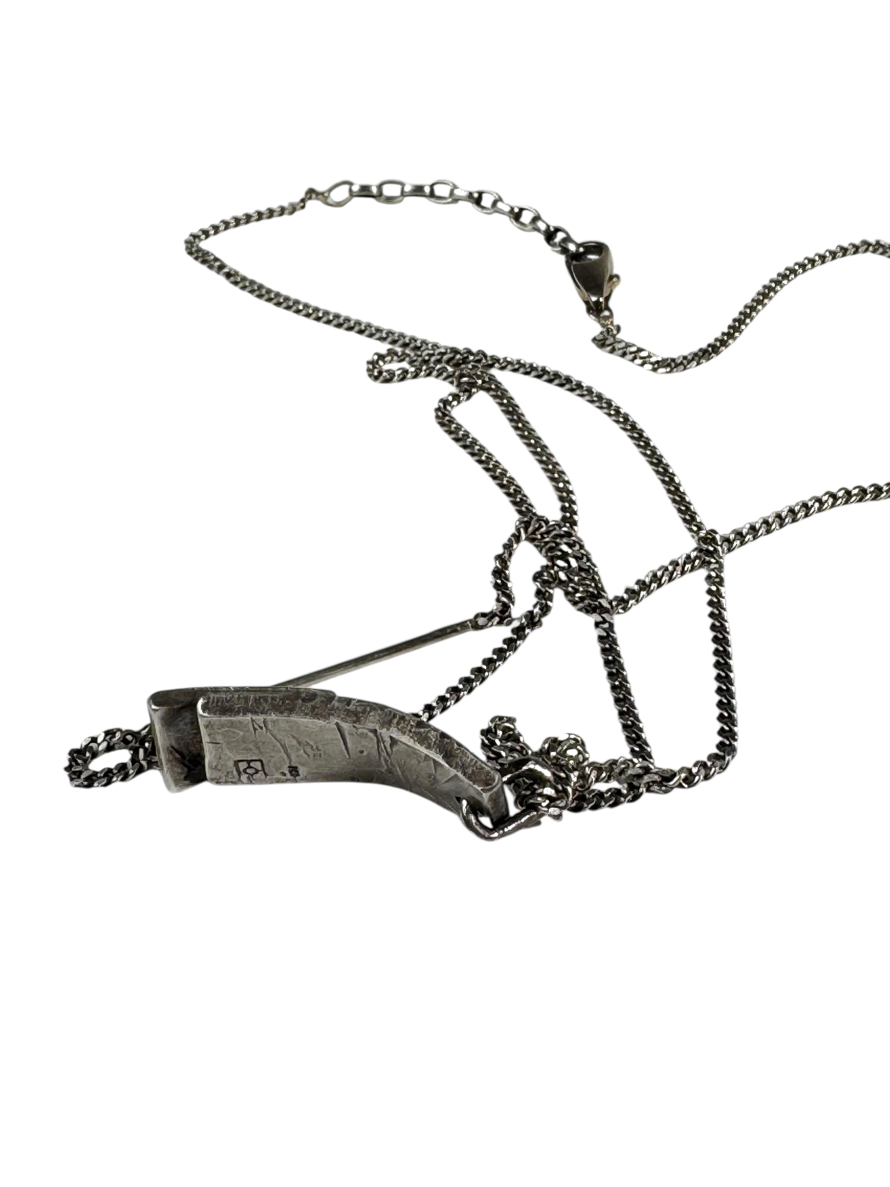 OVERLAP NECKLACE W/ RUBY