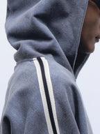 HAZE PLAID HOODIE