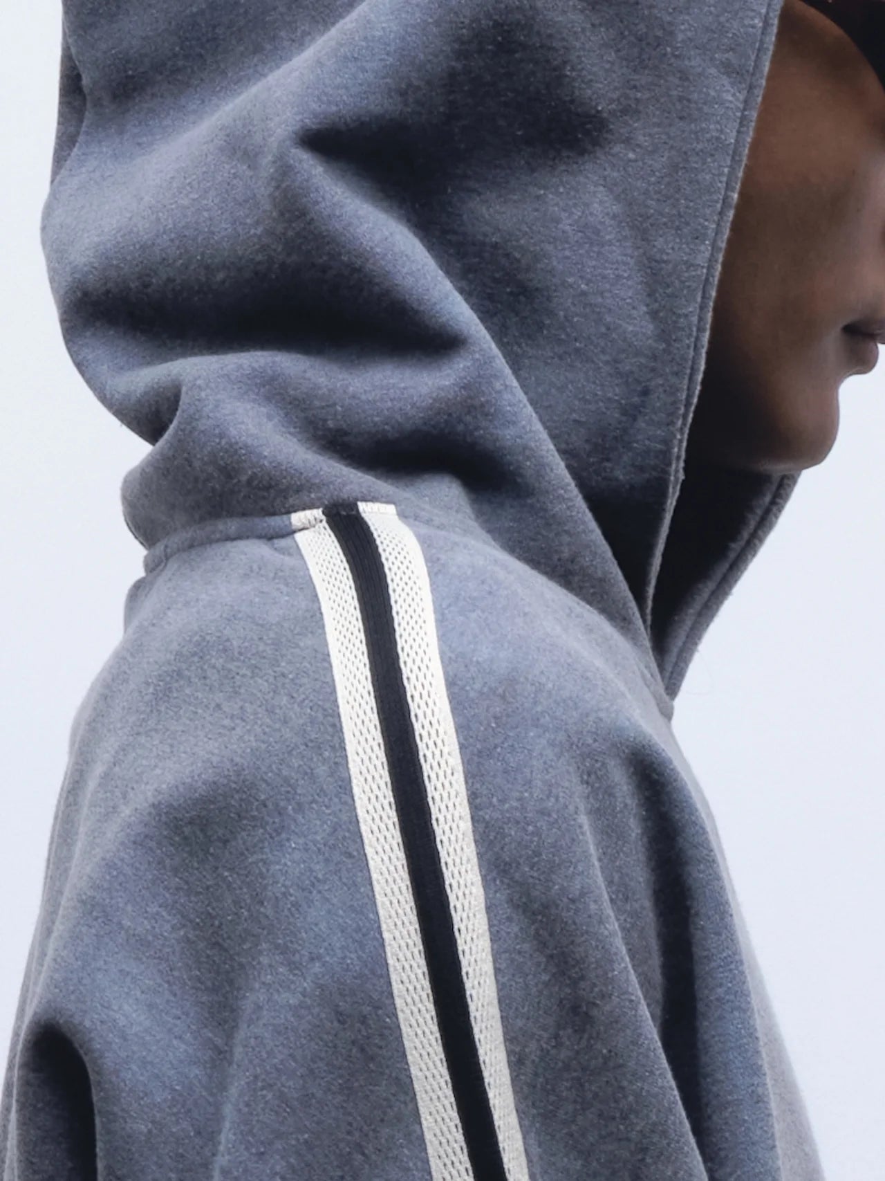 HAZE PLAID HOODIE