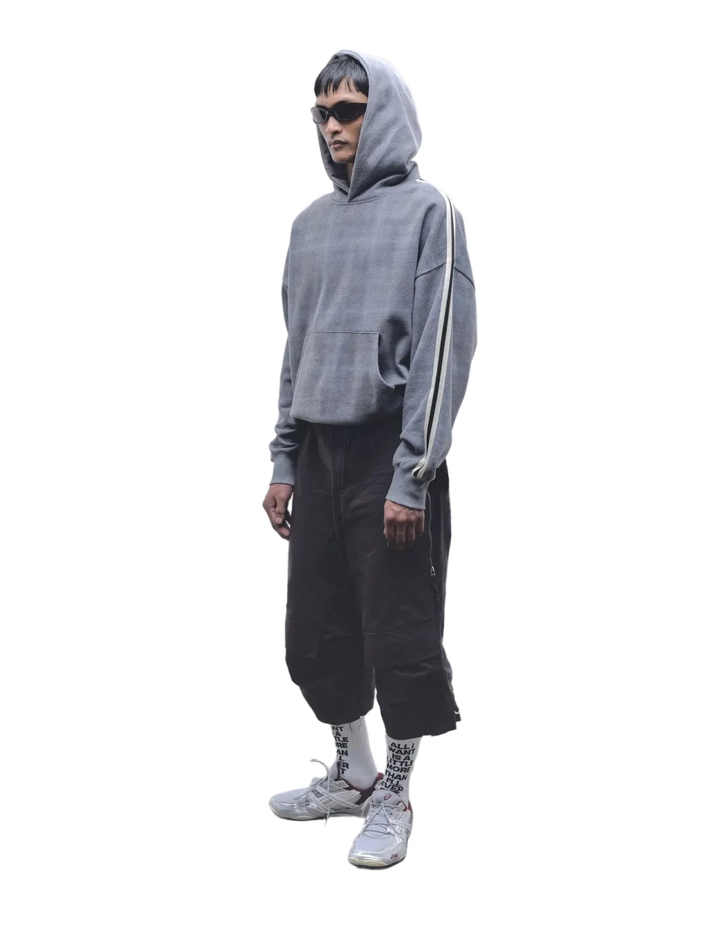 HAZE PLAID HOODIE