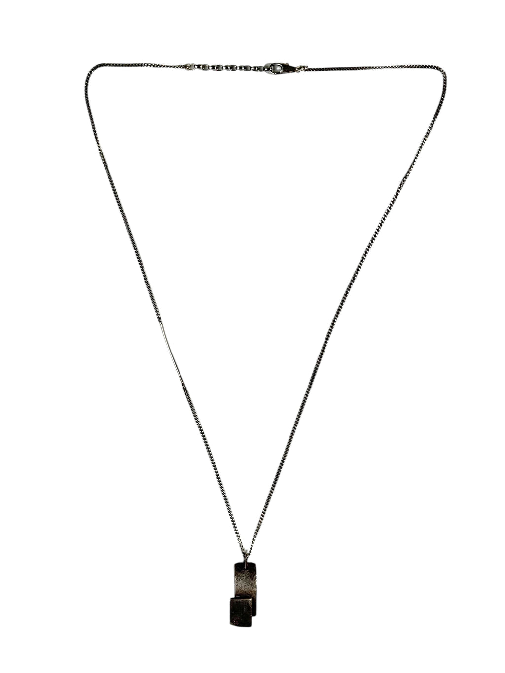 OVERLAP NECKLACE W/ RUBY
