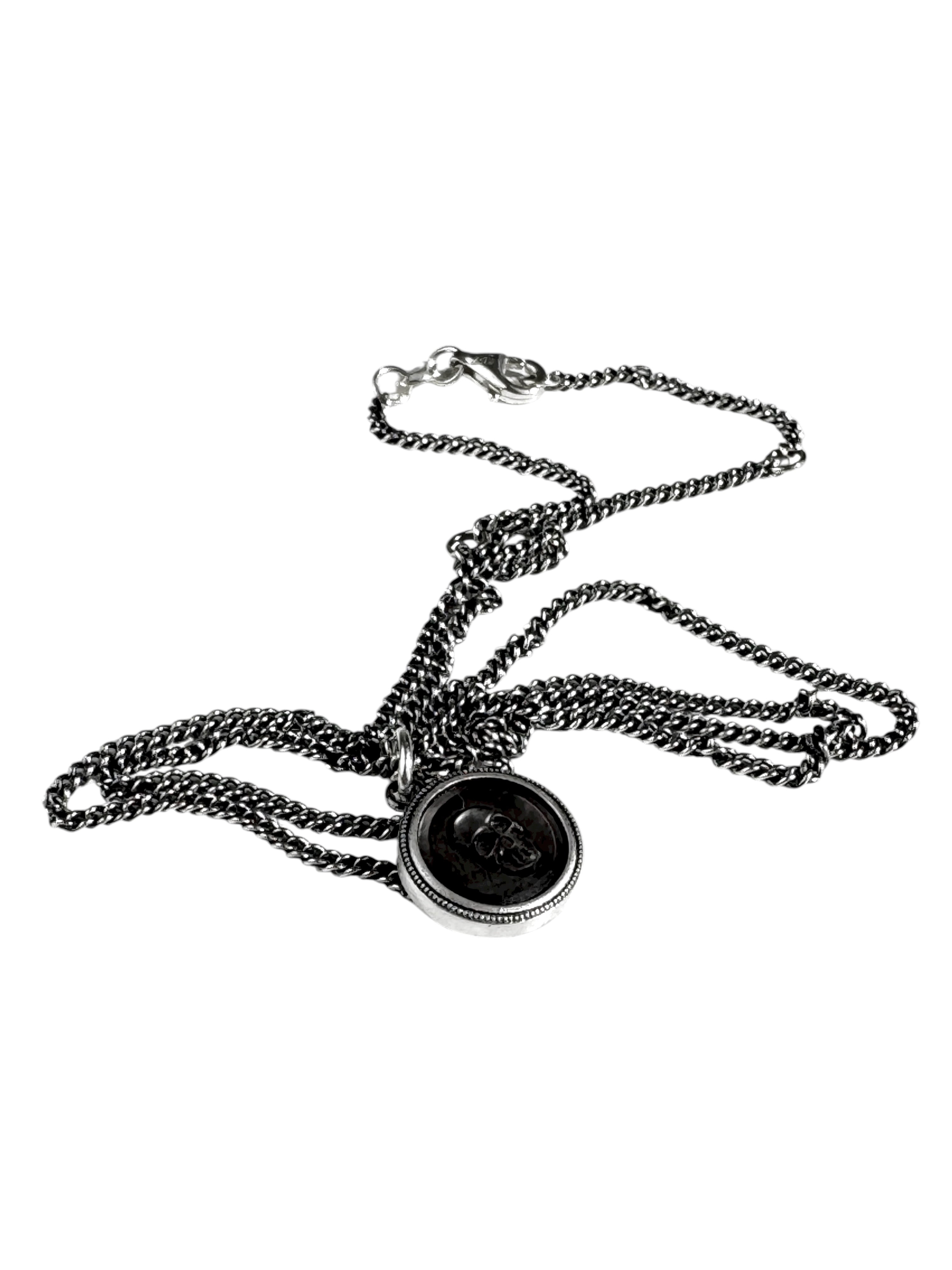 SKULL CAMEO NECKLACE