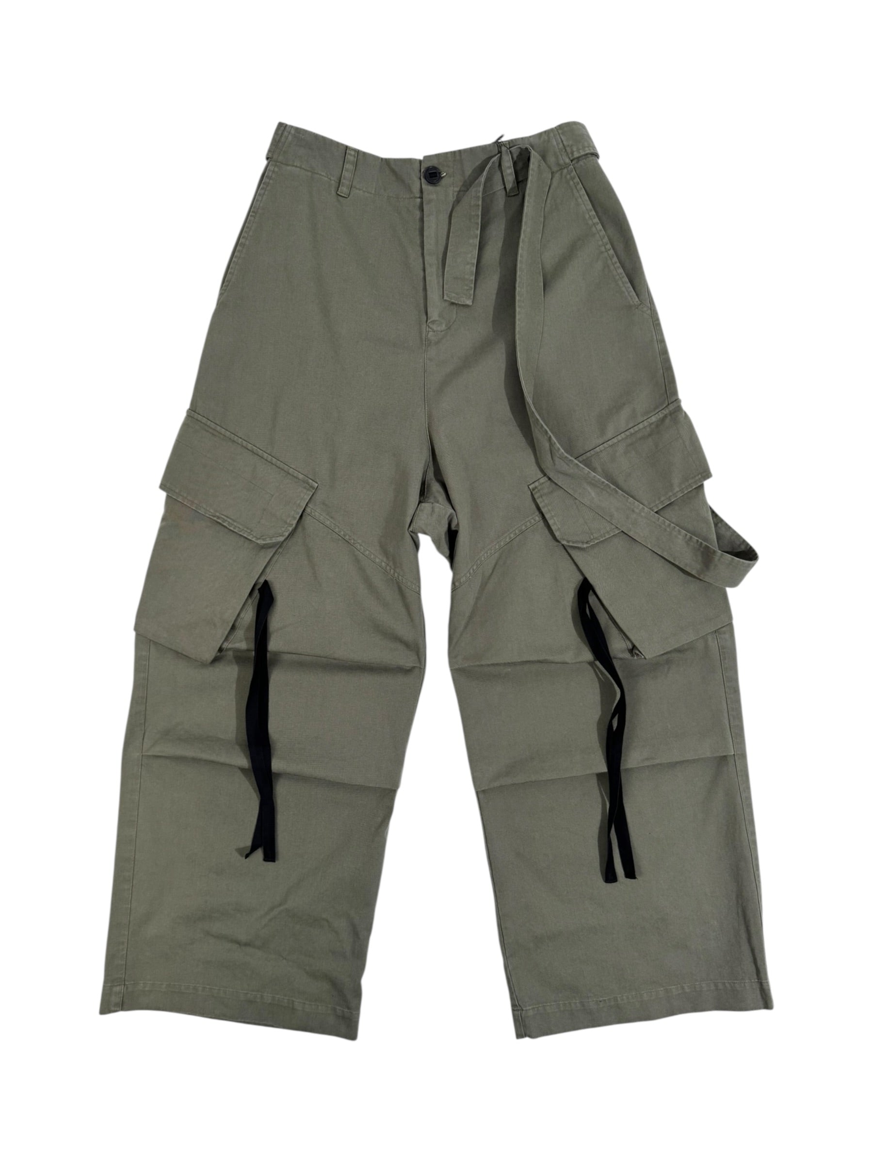 WIDE LEG CARO PANT