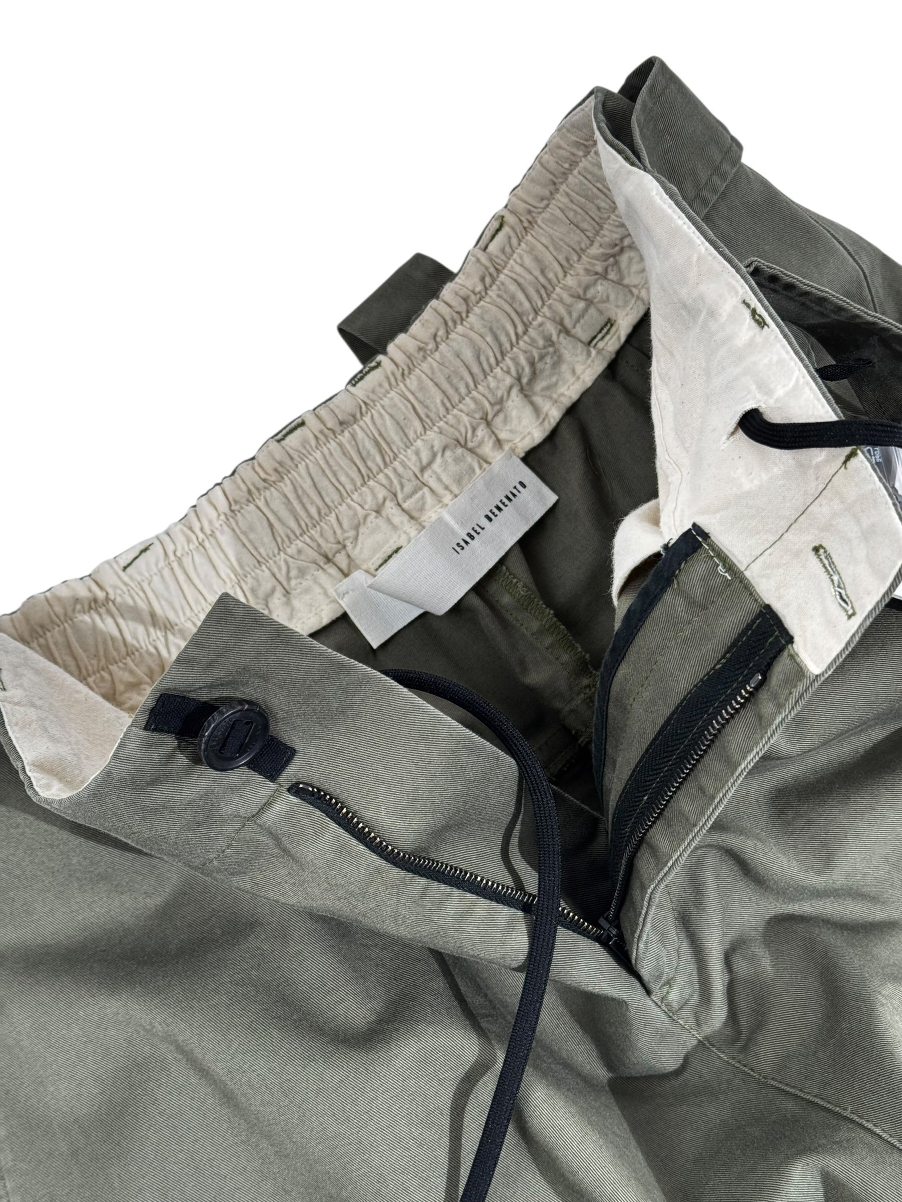 WIDE LEG CARO PANT