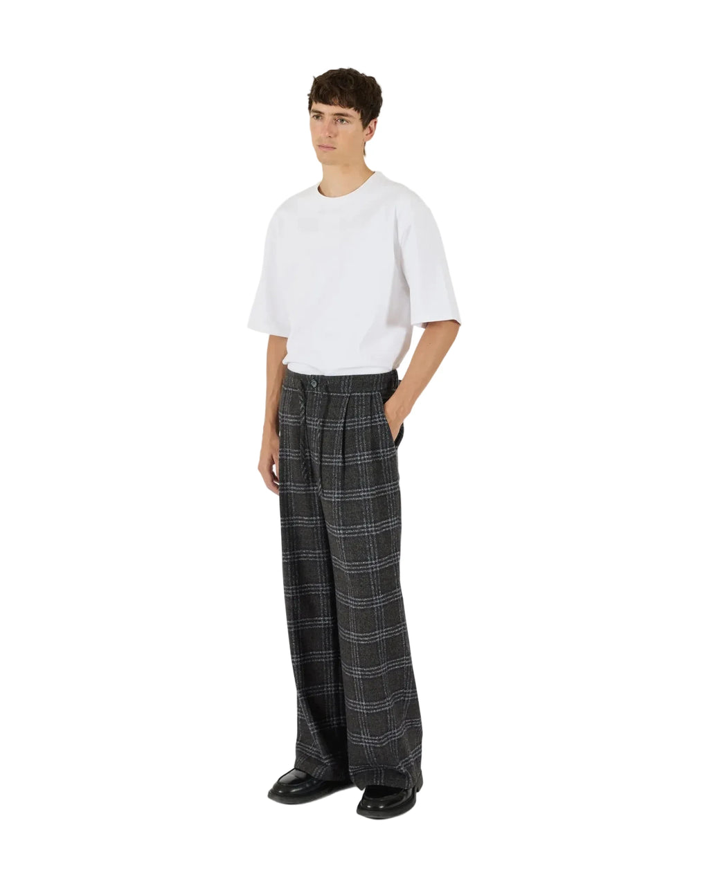 ECO LONG PLAID TROUSER