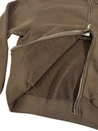 LOOP WHEEL TRACK JACKET / BRN