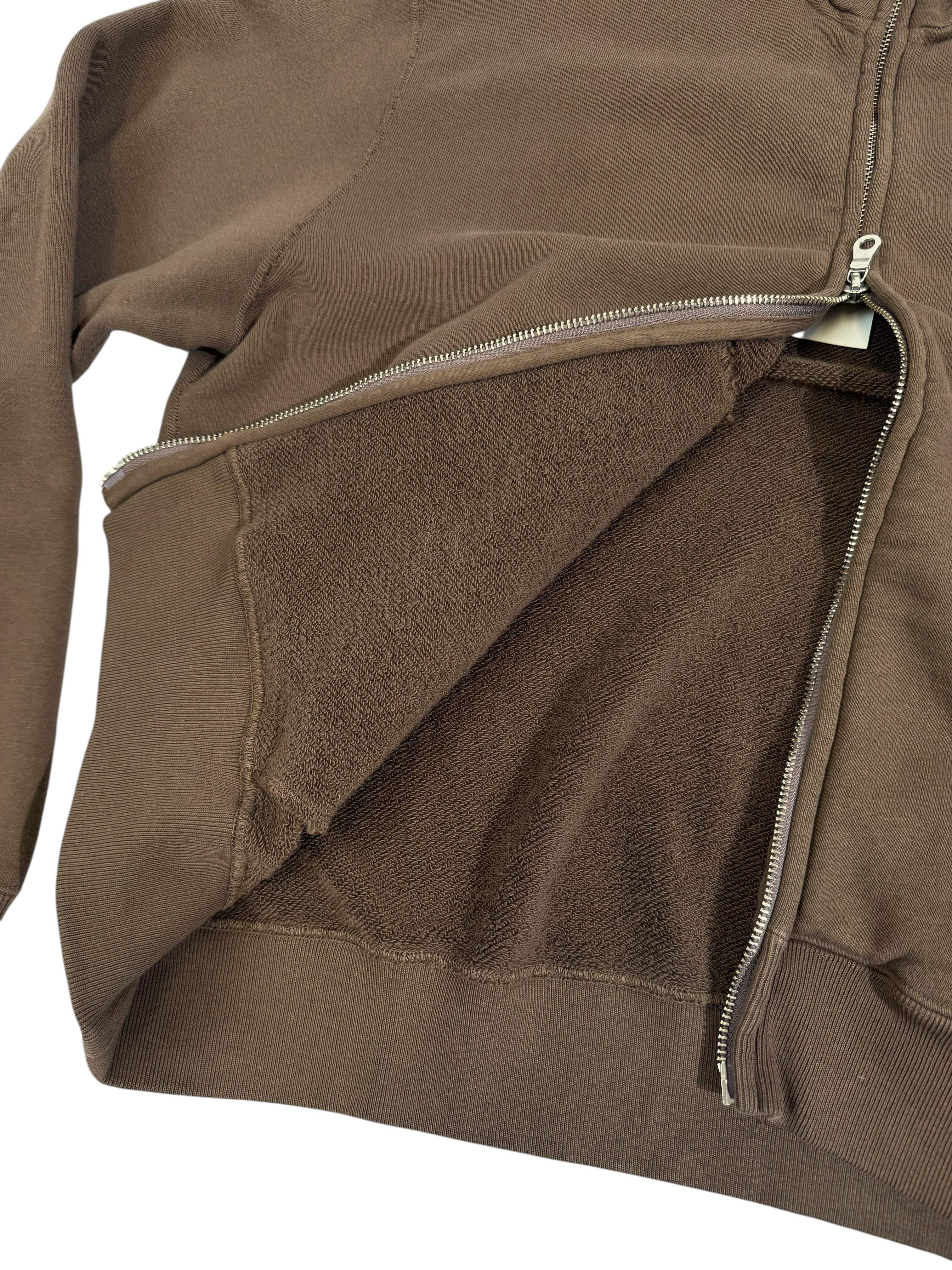 LOOP WHEEL TRACK JACKET / BRN