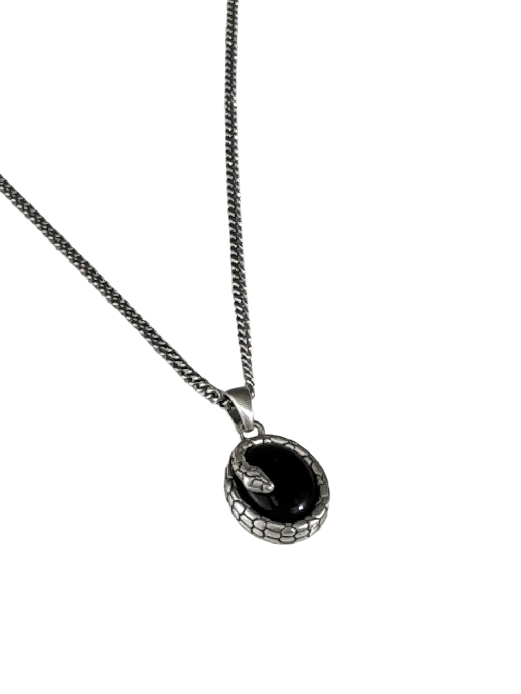 ONYX SERPENT NECKLACE