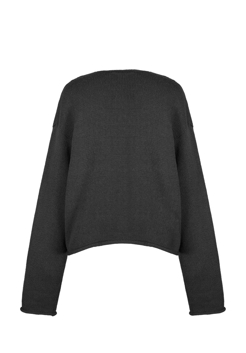 NATURAL COTTON KNIT SWEATER
