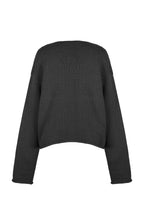 NATURAL COTTON KNIT SWEATER