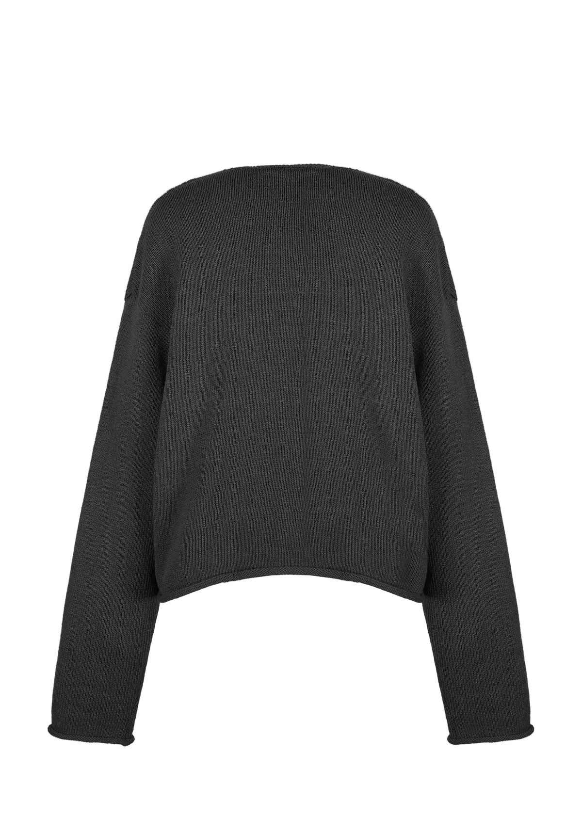 NATURAL COTTON KNIT SWEATER