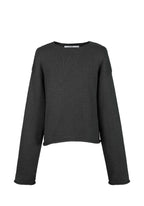 NATURAL COTTON KNIT SWEATER