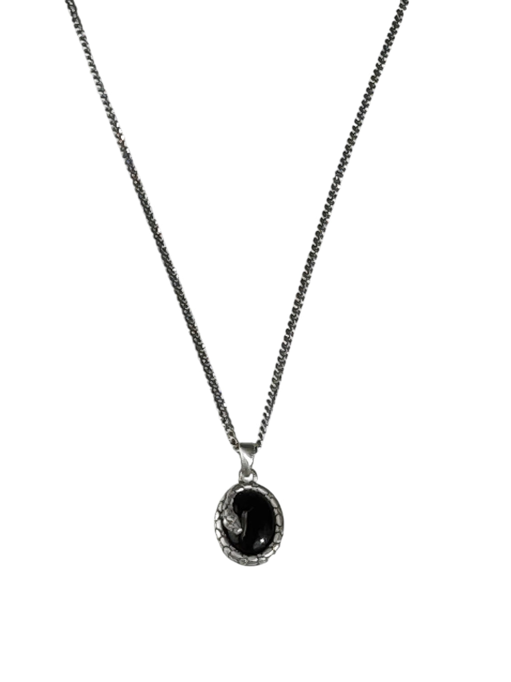 ONYX SERPENT NECKLACE