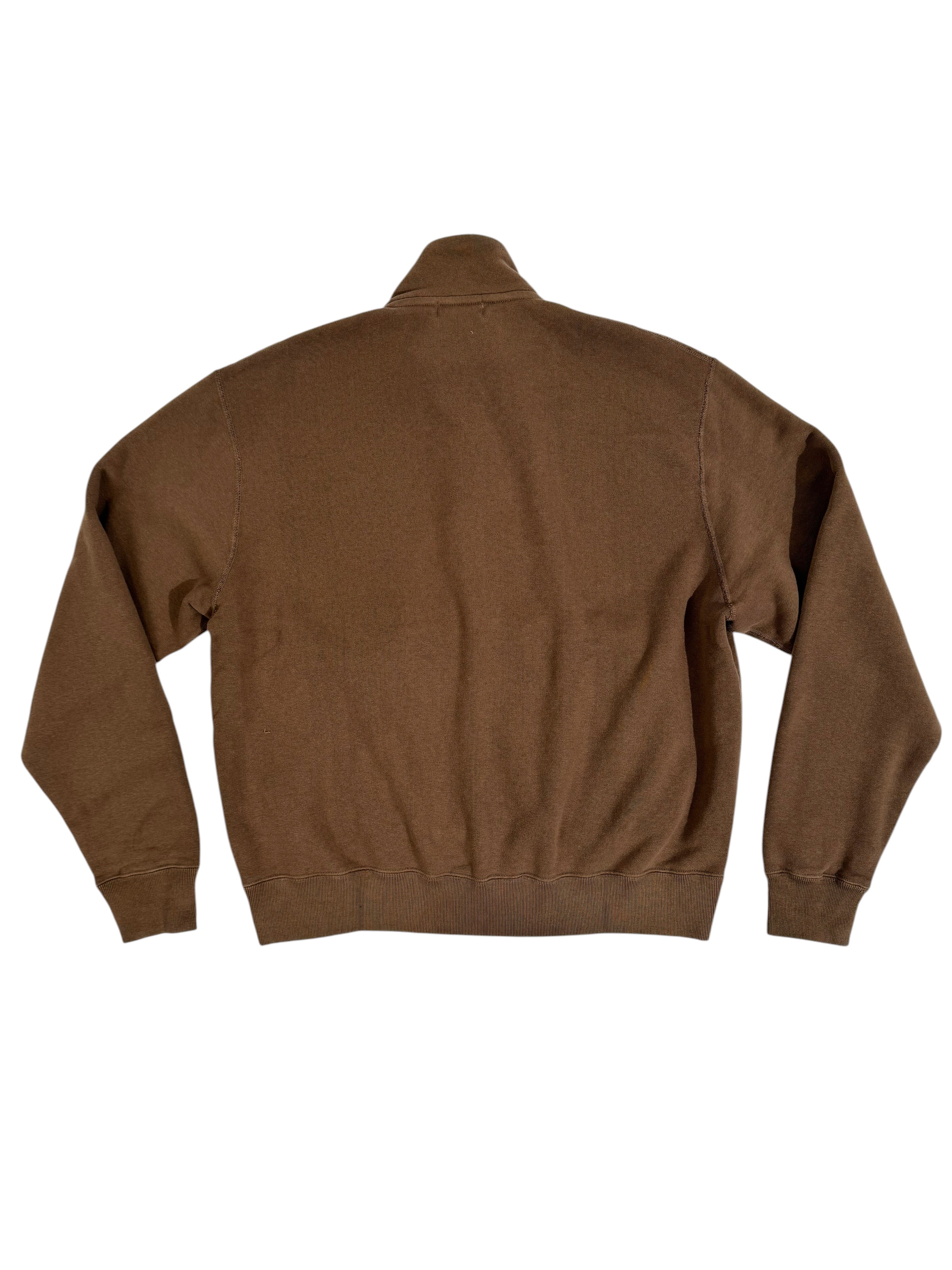LOOP WHEEL TRACK JACKET / BRN