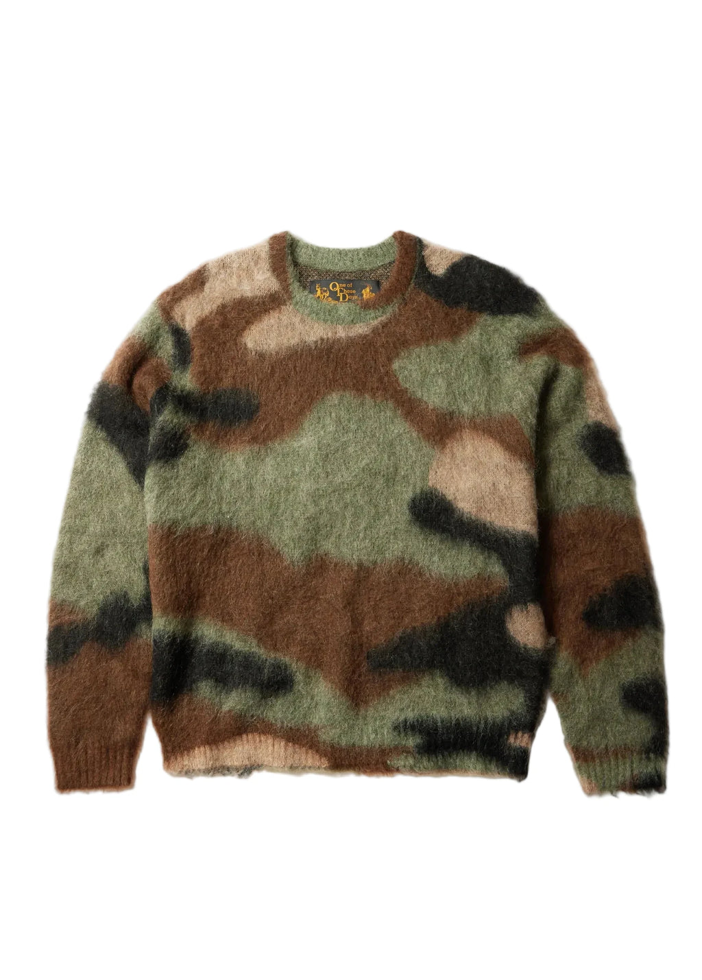 CAMO MOHAIR SWEATER