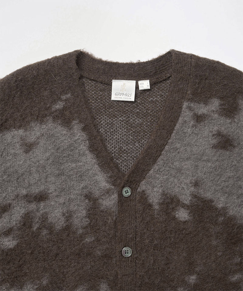 MOHAIR SPLATTER CARDIGAN
