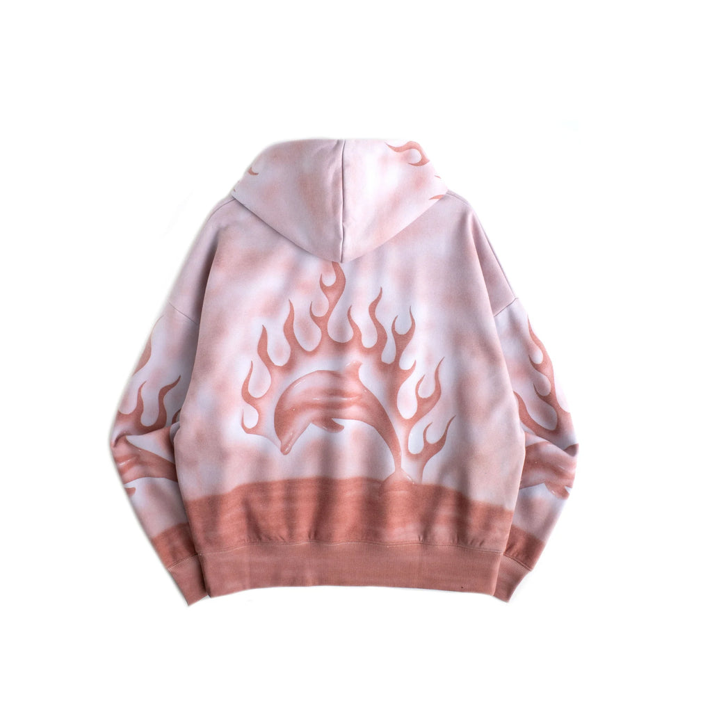 FLAMING DOLPHIN HOODIE