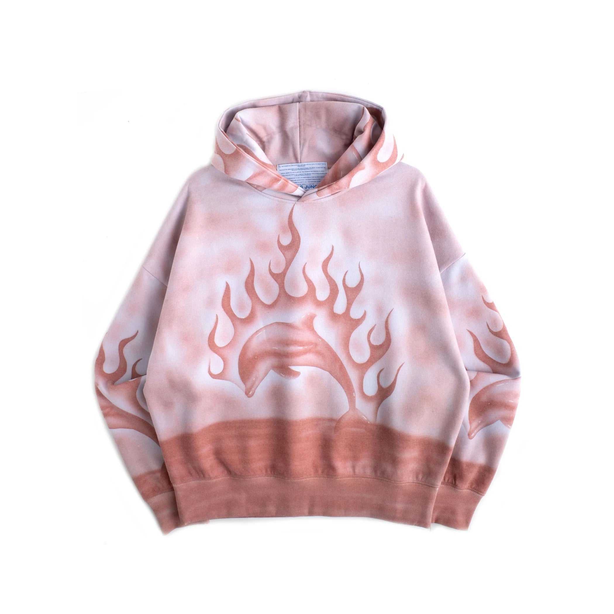 FLAMING DOLPHIN HOODIE