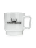 MILK GLASS MUG
