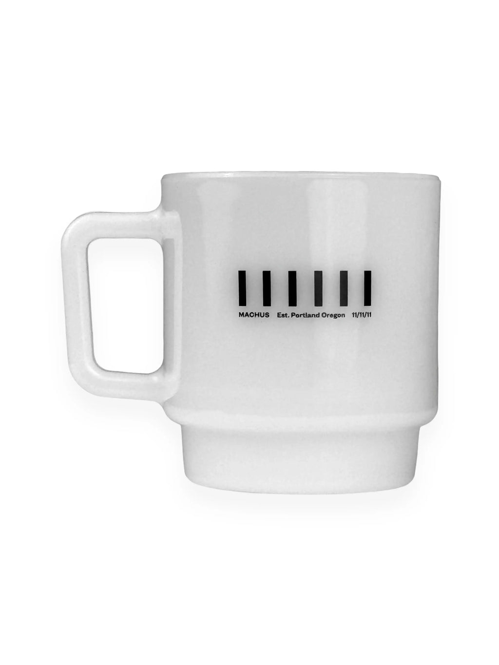 MILK GLASS MUG