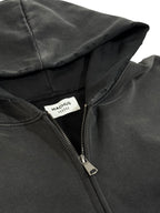 THRASHED REZNOR ZIP HOODIE
