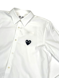 WHITE PLAY BUTTON UP