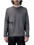 OMBRE FADE SCAR SWEATER