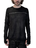 HORIZONTAL SCAR SWEATER