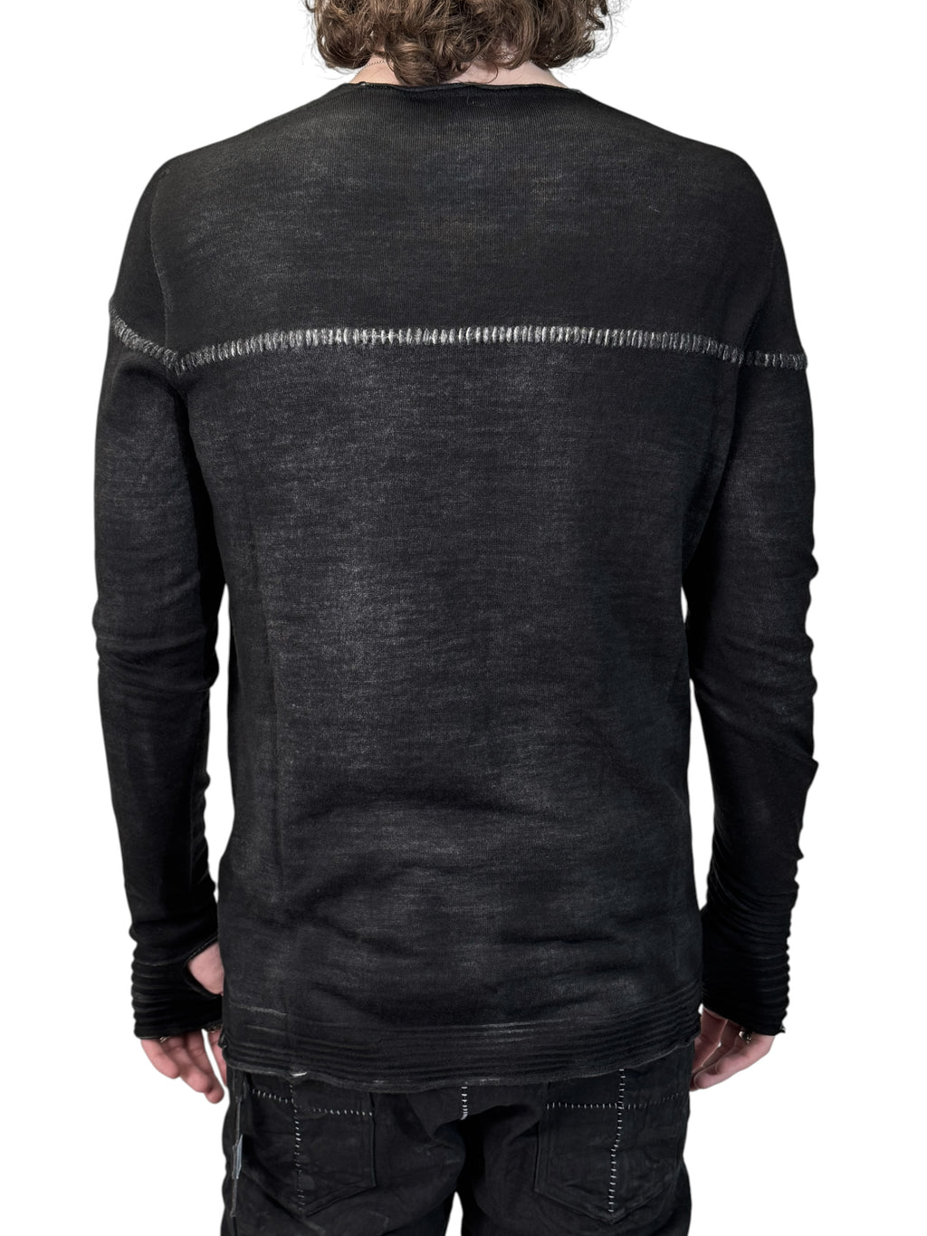 HORIZONTAL SCAR SWEATER