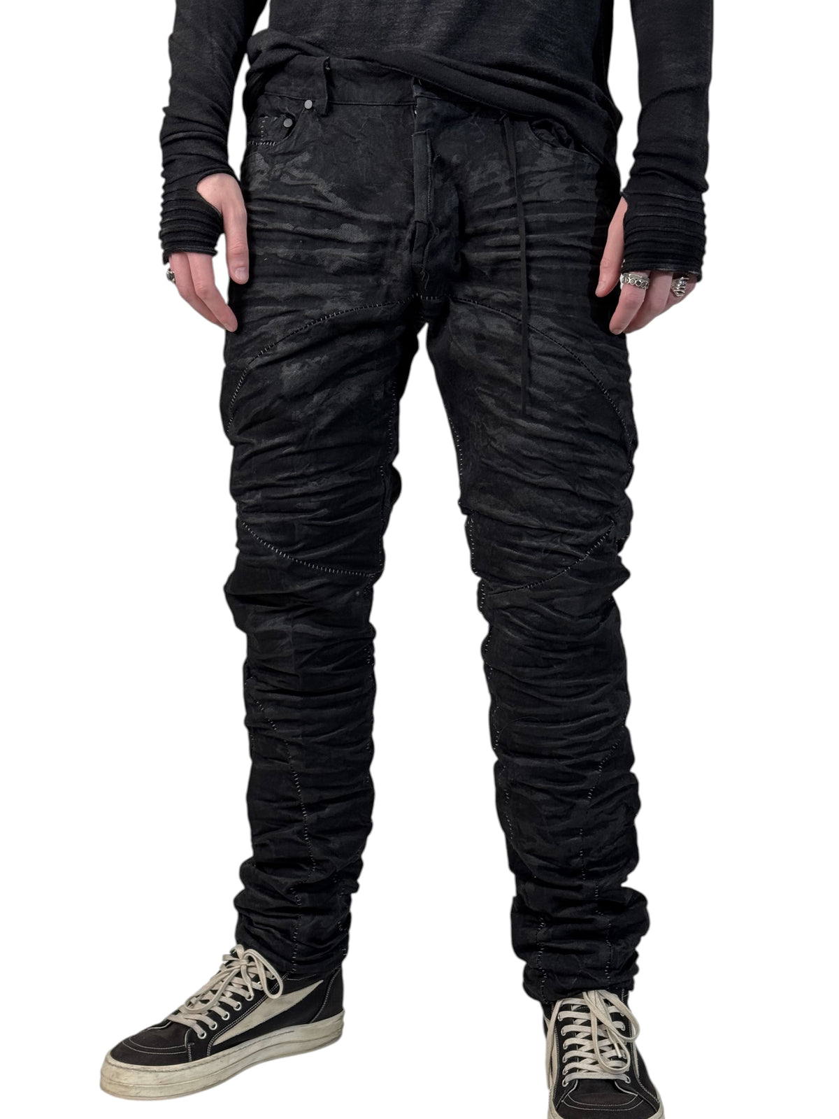 WAXED DENIM