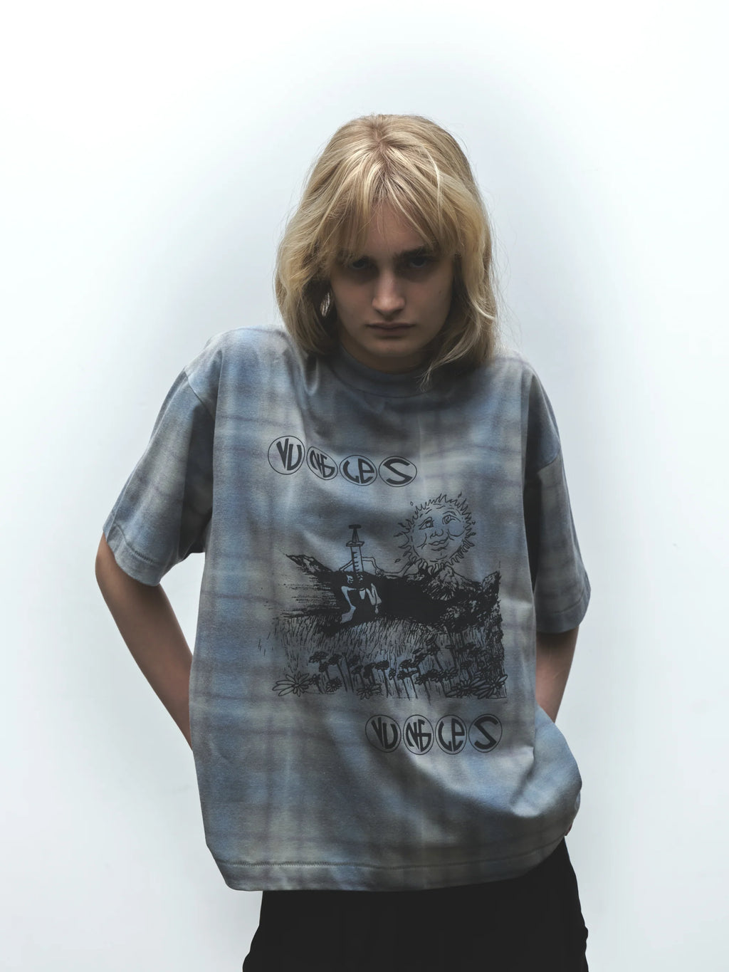 DAISIES PLAID TEE