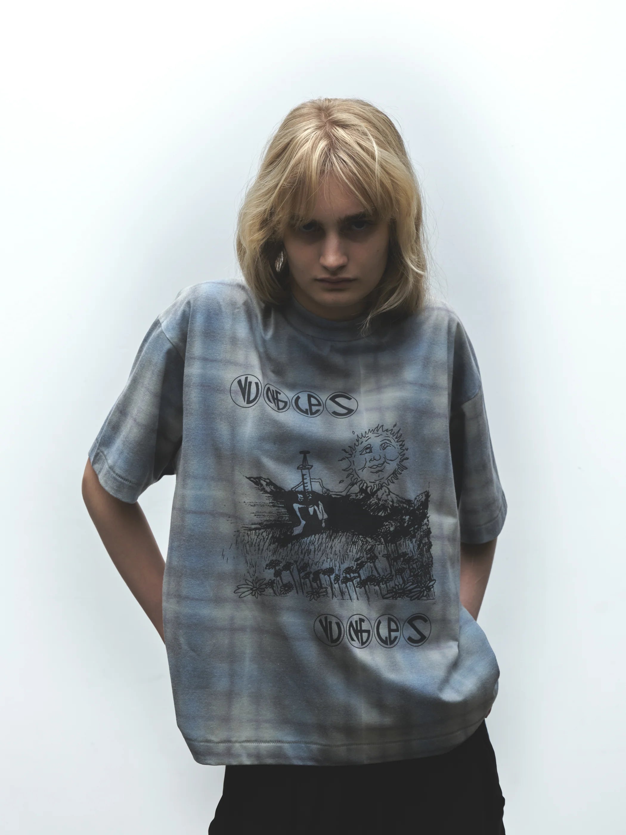 DAISIES PLAID TEE