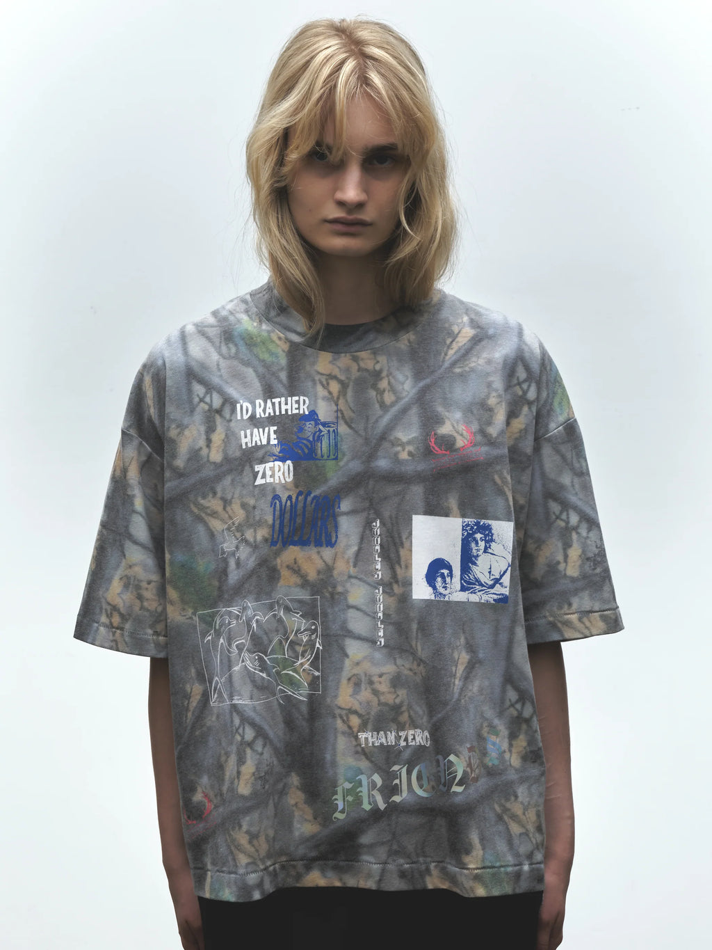 I'D RATHER CAMO TEE