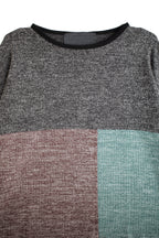 PANELED KNIT
