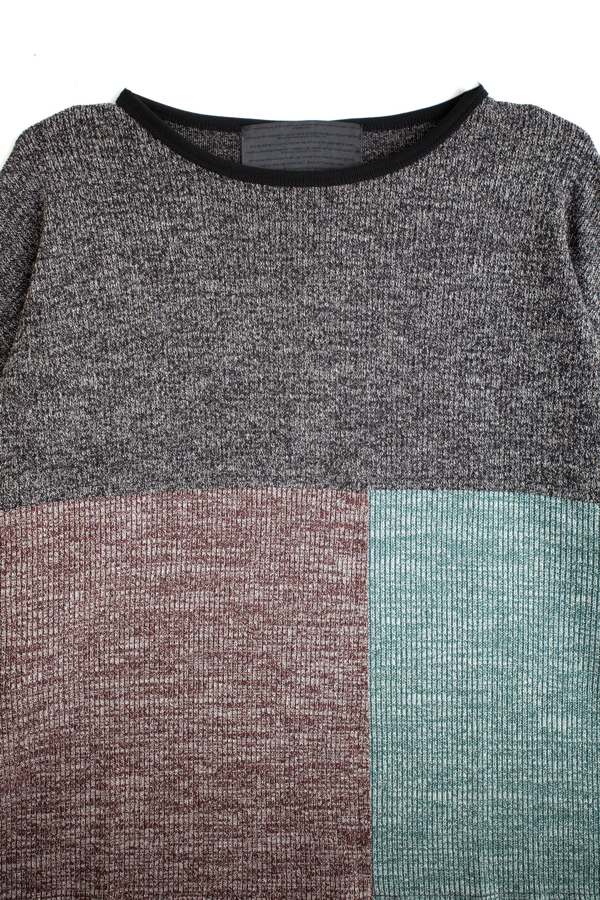 PANELED KNIT