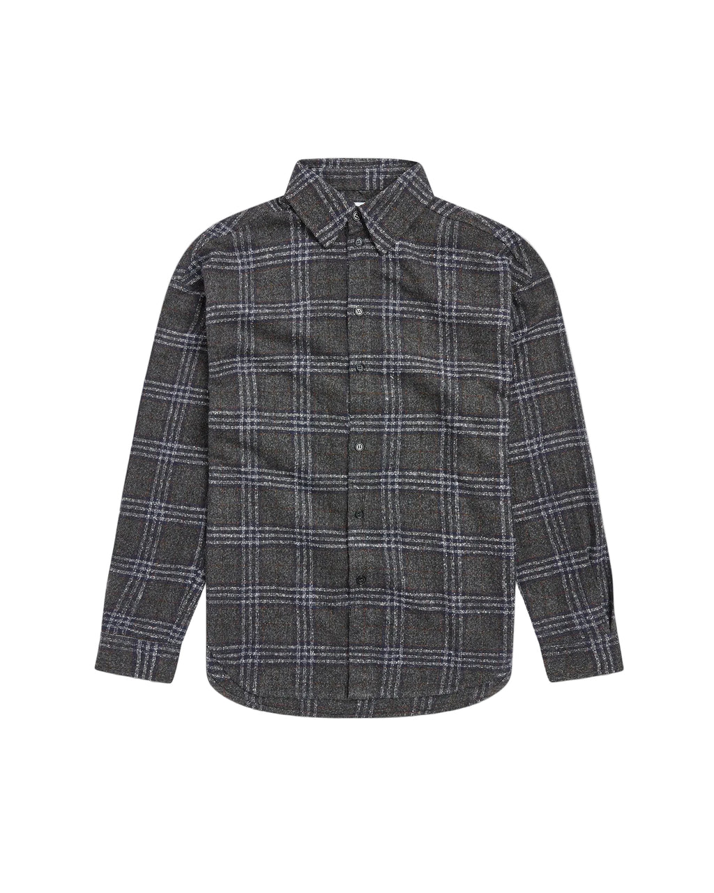 ECO LONG PLAID SHIRT