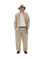 PLEATED TROUSERS / NATURAL
