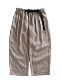 PLEATED TROUSERS / NATURAL