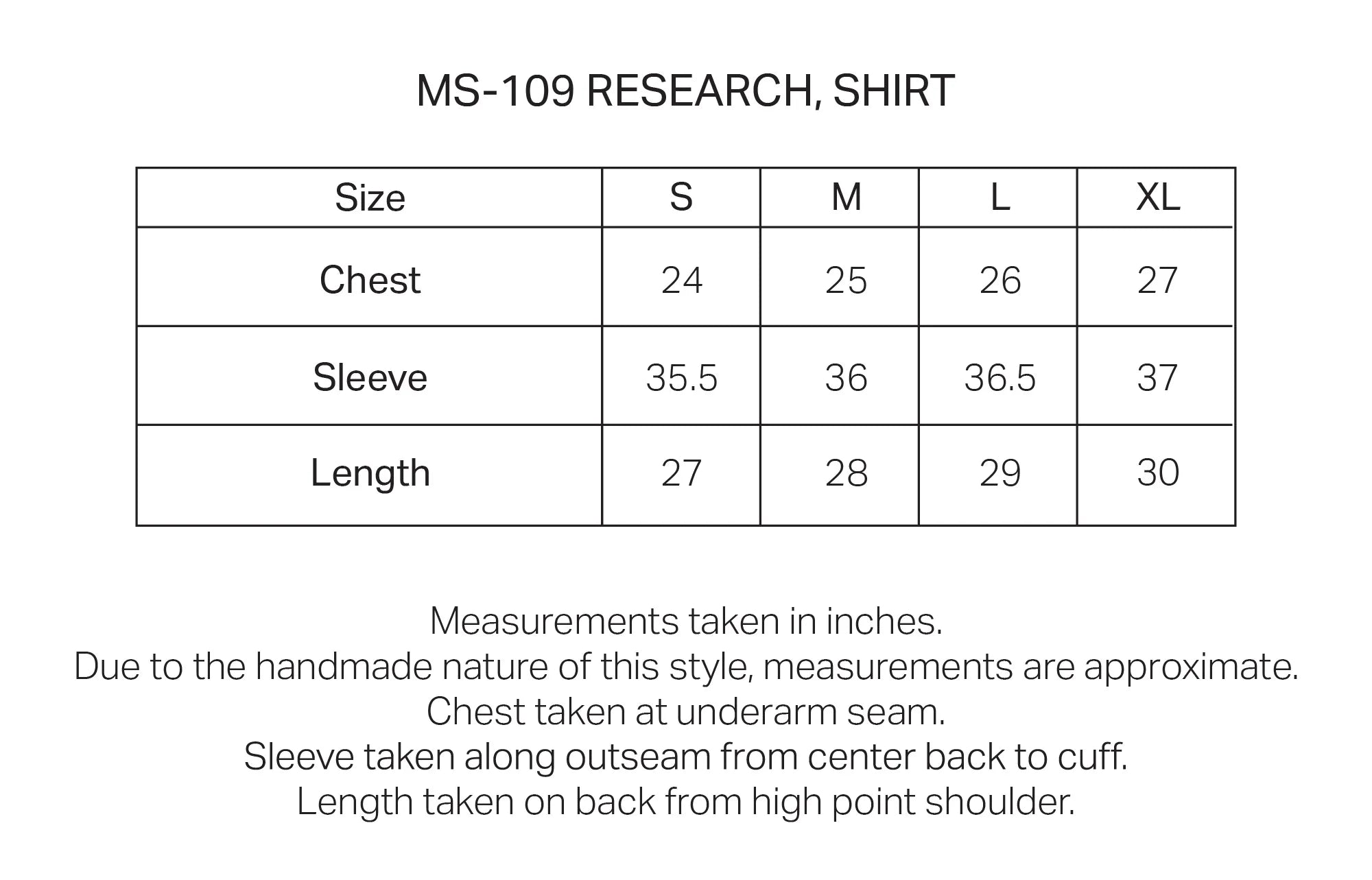 RESEARCH SHIRT