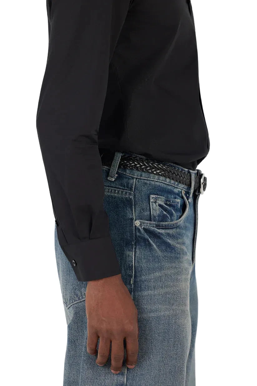 WOVEN LEATHER BELT