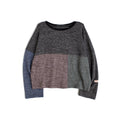 PANELED KNIT