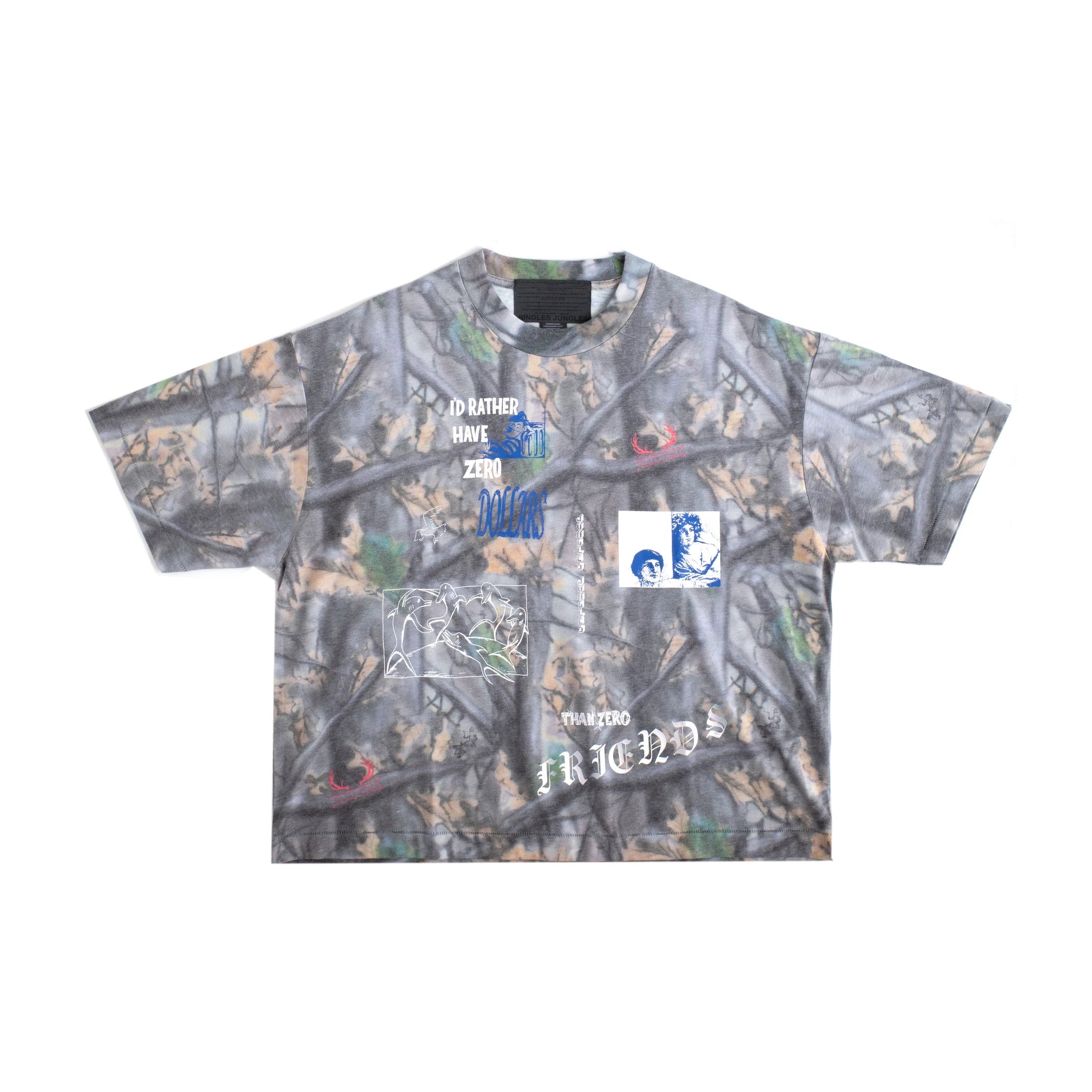 I'D RATHER CAMO TEE